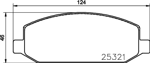 Mintex MDB84214 - Тормозные колодки, дисковые, комплект autospares.lv