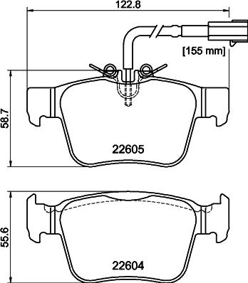 Mintex MDB83942 - Тормозные колодки, дисковые, комплект autospares.lv