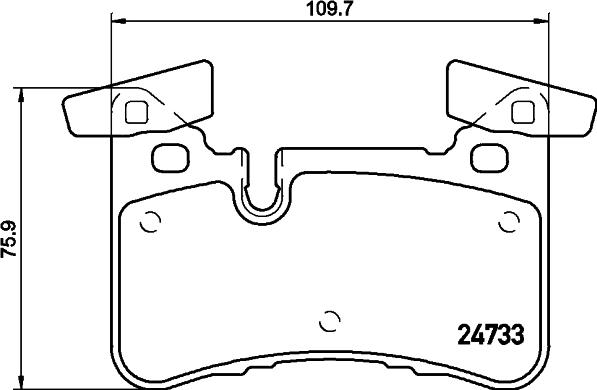 Mintex MDB3143 - Тормозные колодки, дисковые, комплект autospares.lv