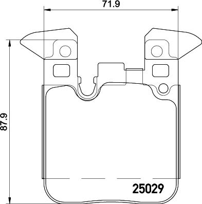 Mintex MDB3269 - Тормозные колодки, дисковые, комплект autospares.lv