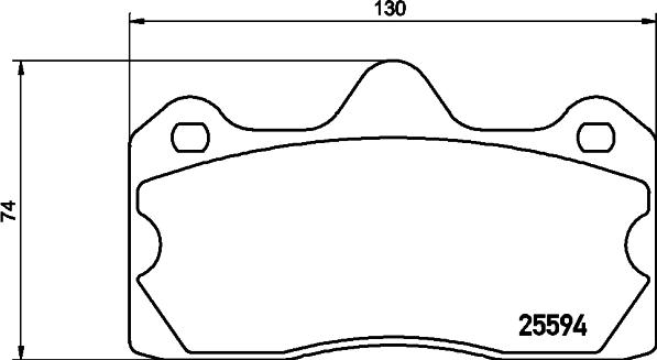 Mintex MDB3289 - Тормозные колодки, дисковые, комплект autospares.lv