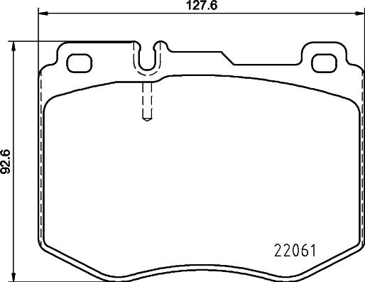 Mintex MDB83710 - Тормозные колодки, дисковые, комплект autospares.lv