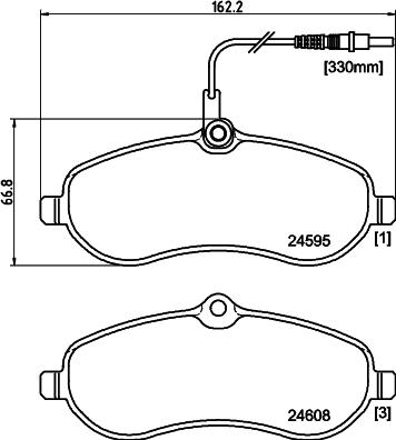 Mintex MVK0046 - Дисковый тормозной механизм, комплект autospares.lv