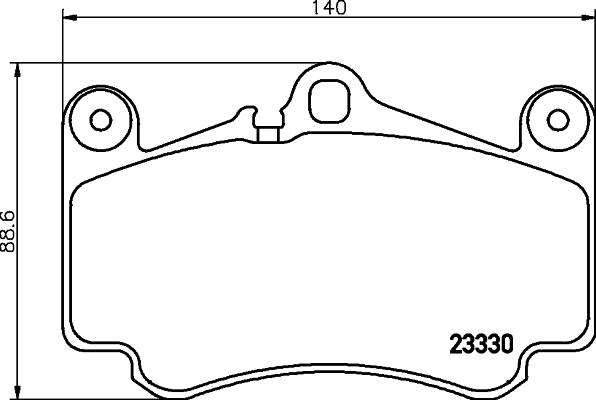 Mintex MDB2416 - Тормозные колодки, дисковые, комплект autospares.lv