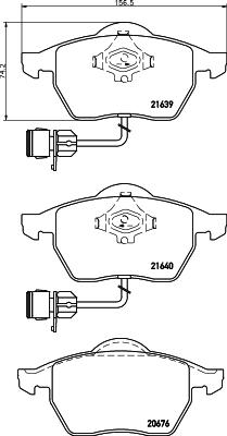 Mintex MDB2507 - Тормозные колодки, дисковые, комплект autospares.lv