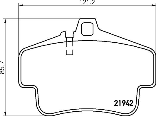 Mintex MDB2038 - Тормозные колодки, дисковые, комплект autospares.lv