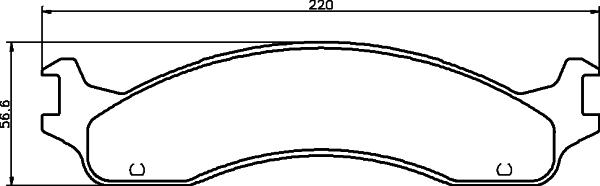 Mintex MDB2169 - Тормозные колодки, дисковые, комплект autospares.lv