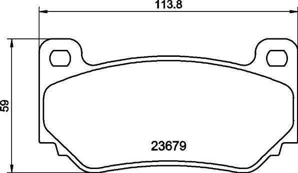 Mintex MDB2176 - Тормозные колодки, дисковые, комплект autospares.lv