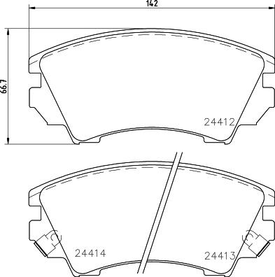 Mintex MDK0253 - Дисковый тормозной механизм, комплект autospares.lv