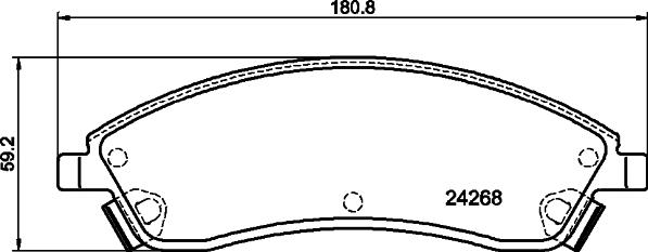 Mintex MDB2377 - Тормозные колодки, дисковые, комплект autospares.lv