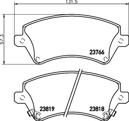 Mintex MDK0229 - Дисковый тормозной механизм, комплект autospares.lv