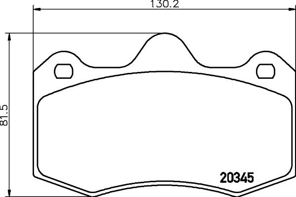 Mintex MDB3278 - Тормозные колодки, дисковые, комплект autospares.lv