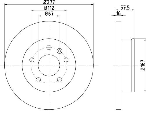 Mintex MDC914 - Тормозной диск autospares.lv