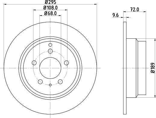 Mintex MDC920 - Тормозной диск autospares.lv
