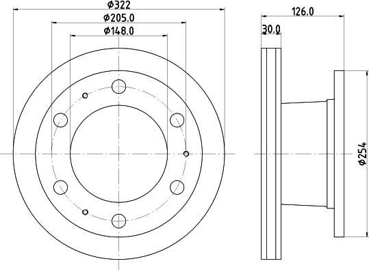 LPR F1521V - Тормозной диск autospares.lv