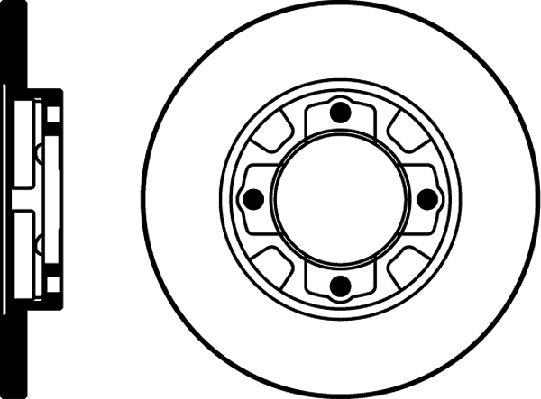 Mintex MDC581 - Тормозной диск autospares.lv