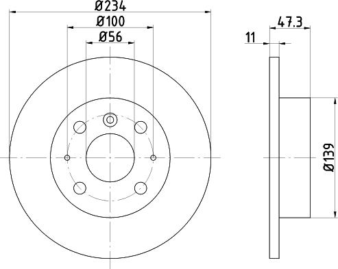 Mintex MDC1972 - Тормозной диск autospares.lv