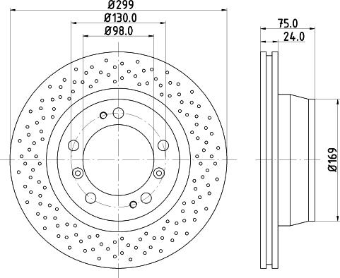 Mintex MDC1431 - Тормозной диск autospares.lv