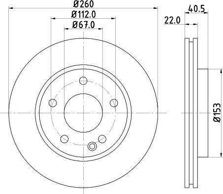 Mintex MDC1035 - Тормозной диск autospares.lv