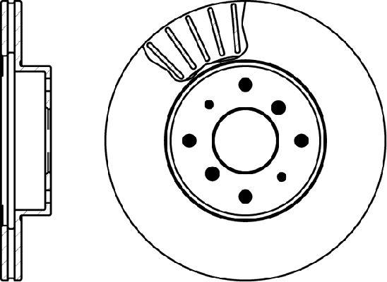 Mintex MDC1111 - Тормозной диск autospares.lv