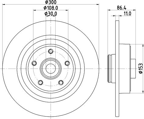 Mintex MDC1893 - Тормозной диск autospares.lv
