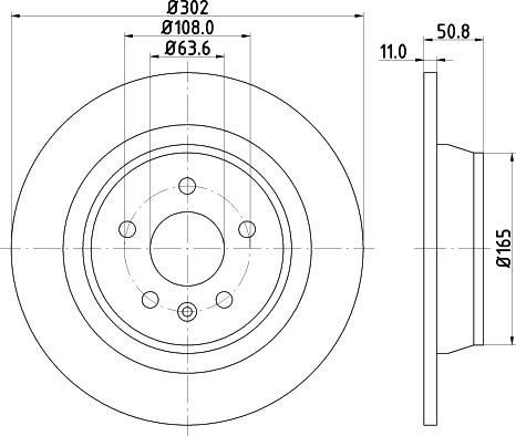 Mintex MDC1810C - Тормозной диск autospares.lv