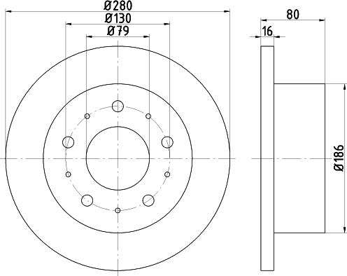 Mintex MDC1817 - Тормозной диск autospares.lv