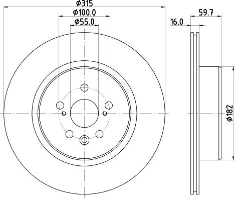 Kavo Parts BR-9528-C - Тормозной диск autospares.lv