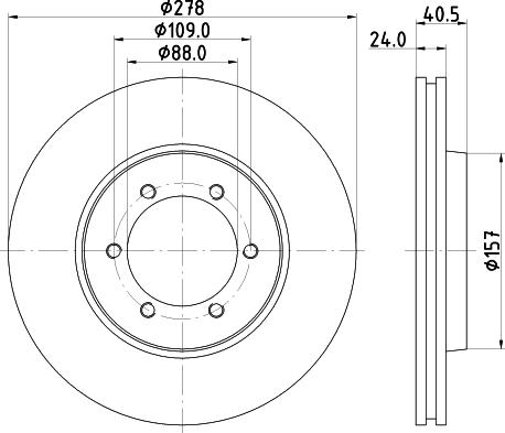 Mintex MDC1370 - Тормозной диск autospares.lv