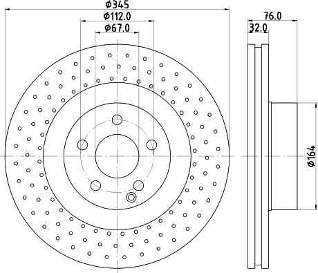 Mintex MDC1781 - Тормозной диск autospares.lv