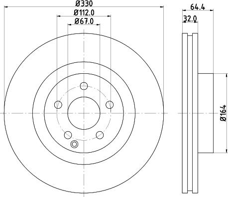 Mintex MDC1788 - Тормозной диск autospares.lv