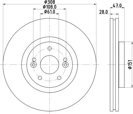 Mintex MDC1774 - Тормозной диск autospares.lv