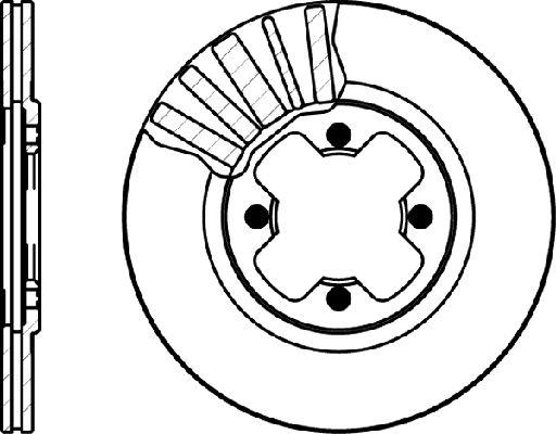 Mintex MDC374 - Тормозной диск autospares.lv