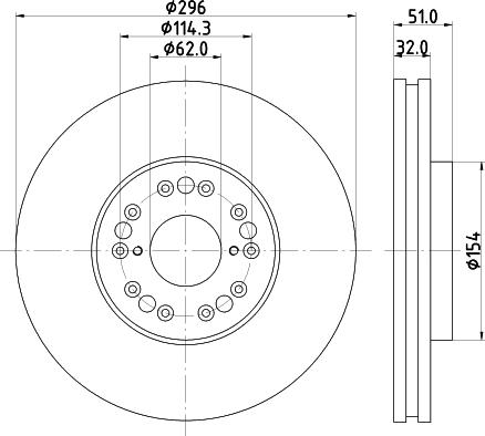 Mintex MDC2647 - Тормозной диск autospares.lv