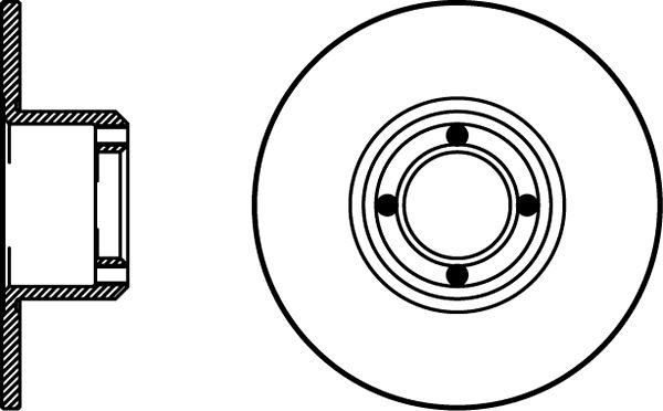 Mintex MDC264 - Тормозной диск autospares.lv