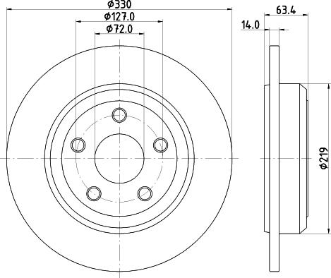 Mintex MDC2683 - Тормозной диск autospares.lv
