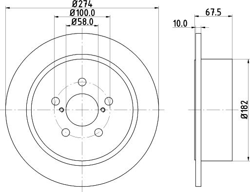 Mintex MDC2036 - Тормозной диск autospares.lv