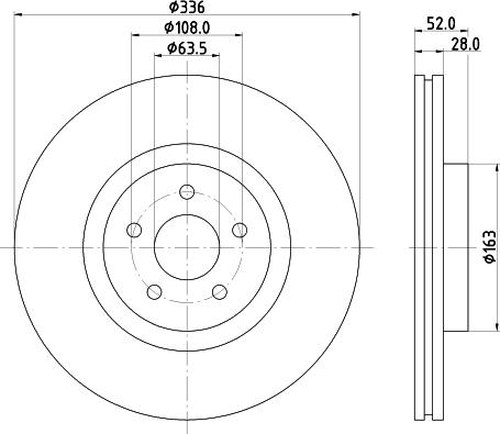 Mintex MDC2741 - Тормозной диск autospares.lv