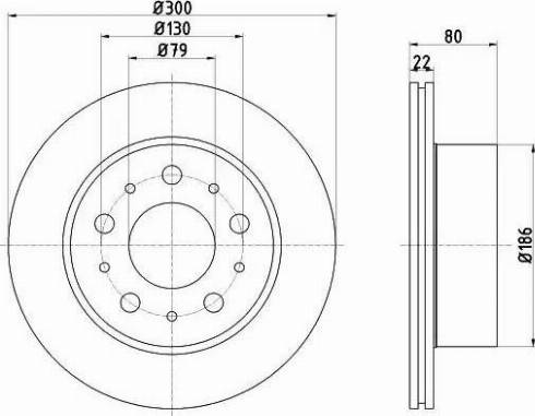 Mintex MDC2752 - Тормозной диск autospares.lv