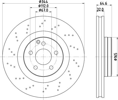 Mintex MDC2704 - Тормозной диск autospares.lv