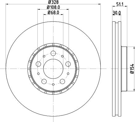 Mintex MDC2771C - Тормозной диск autospares.lv