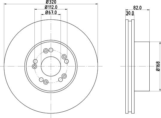 Mintex MDC793 - Тормозной диск autospares.lv