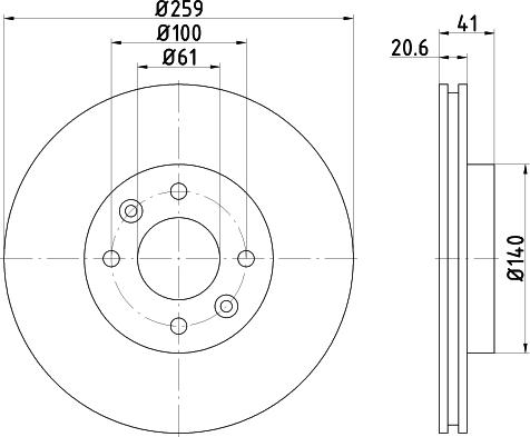 Mintex MDK0027 - Дисковый тормозной механизм, комплект autospares.lv