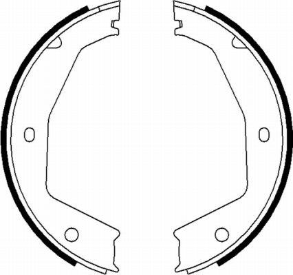 Mintex MFR586 - Комплект тормозов, ручник, парковка autospares.lv