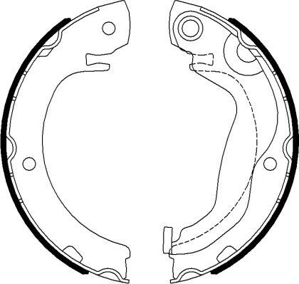 Mintex MFR694 - Комплект тормозов, ручник, парковка autospares.lv