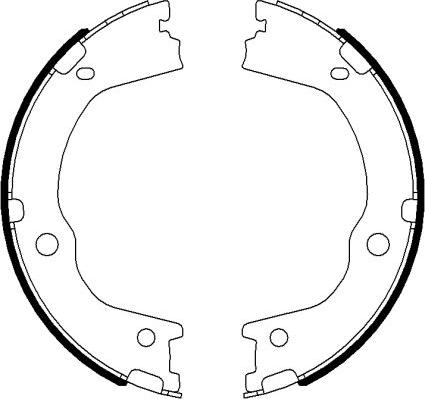 Mintex MFR669 - Комплект тормозов, ручник, парковка autospares.lv