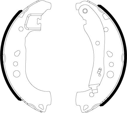 Mintex MFR759 - Комплект тормозных колодок, барабанные autospares.lv