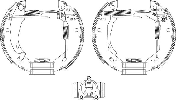 Mintex MSP086 - Комплект тормозных колодок, барабанные autospares.lv