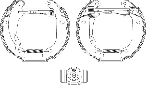 Mintex MSP176 - Комплект тормозных колодок, барабанные autospares.lv