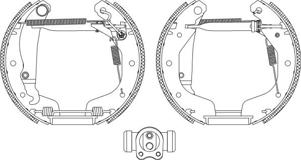 Mintex MSP314 - Комплект тормозных колодок, барабанные autospares.lv